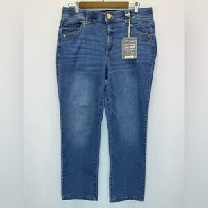 Democracy Ab Technology Women's Slim Straight Mold & Hold Jeans Size 12 NWT